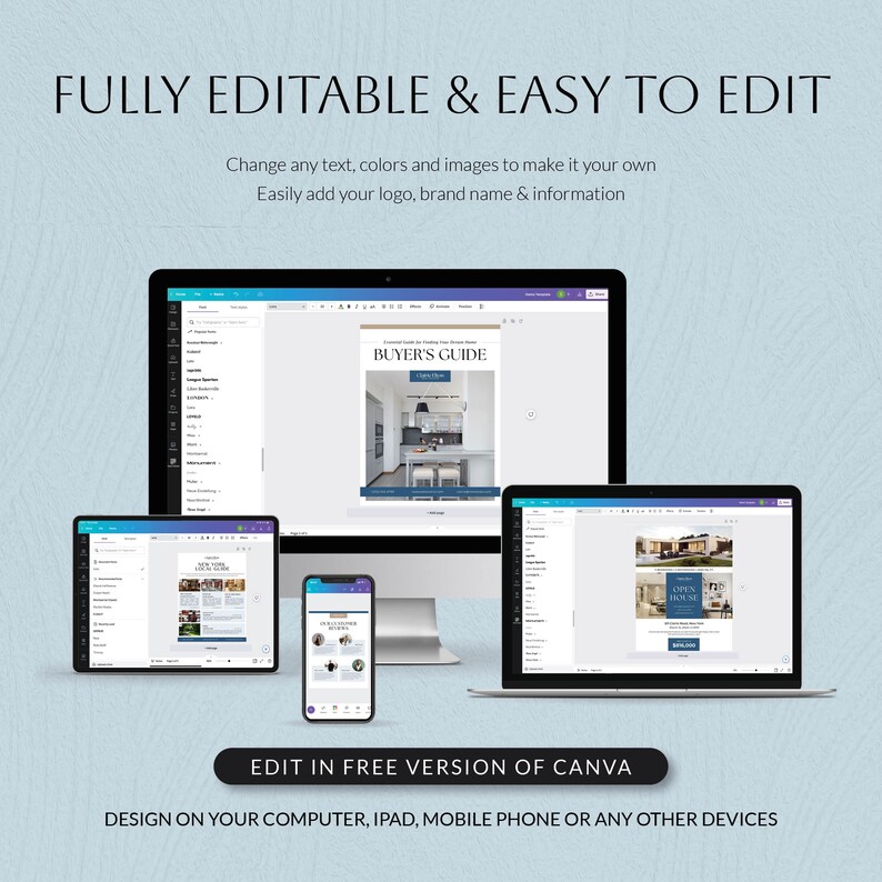 Fully Editable & Easy to Use